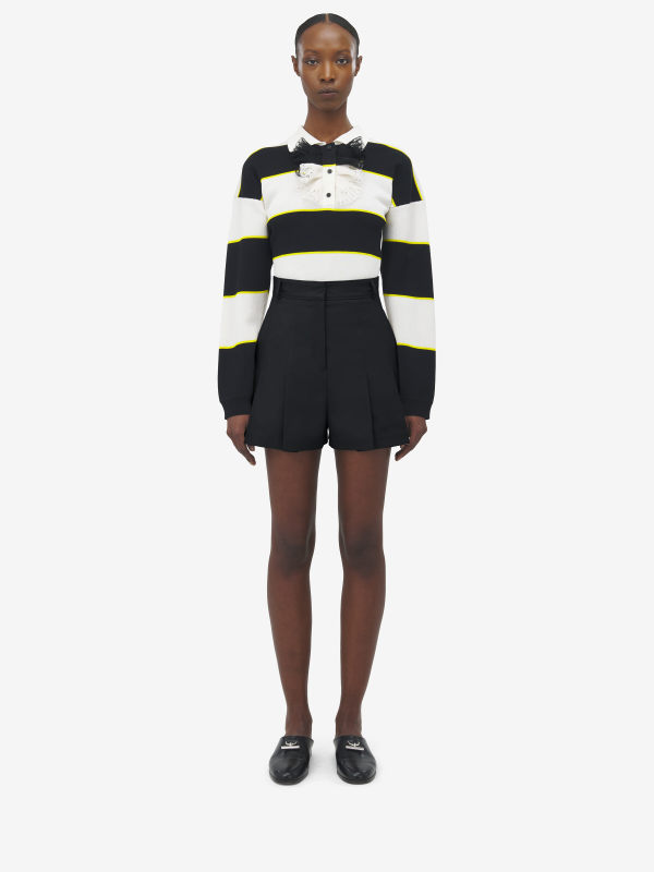 ALEXANDER MCQUEEN - Pleated Shorts - Item 832559QJAEK